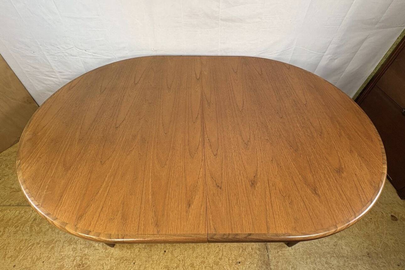 MidCentury Retro Vintage Teak Oval Extending Dining Table G Plan Fresco1960