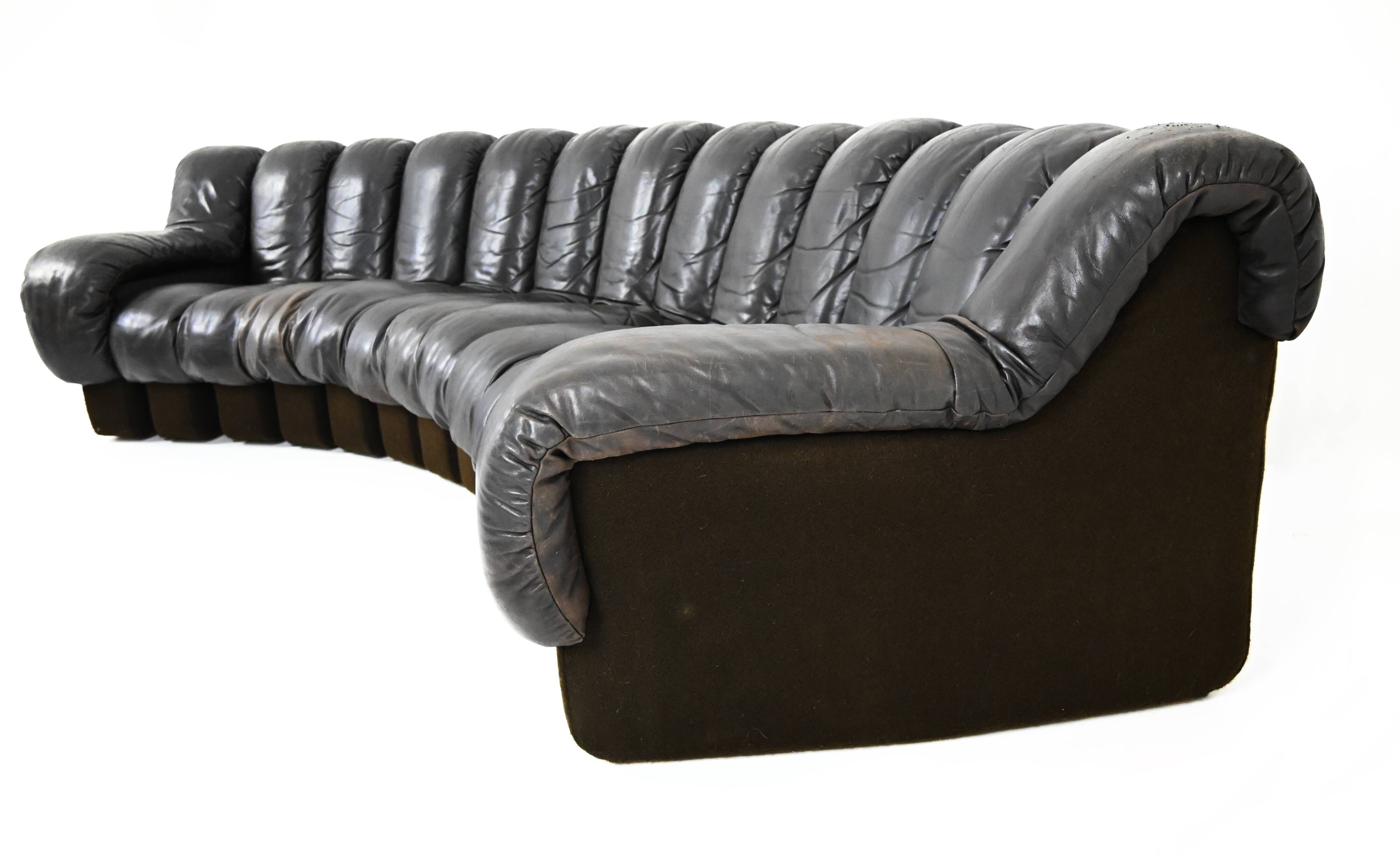 DS-600 sofa by Berger, Peduzzi, Vogt & Ulrich for De Sede, 1970s