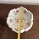 Old Tripod Pocket Bowl Limoges Floral Butterfly Decor Porcelain
