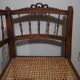 Corner chair canus Louis XV style