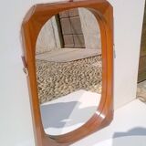 Mirror teak 1950 s 45x70cm