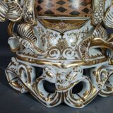 Vase de mariage porcelaine Vieux Paris vers 1830-1850 42x42 cm.