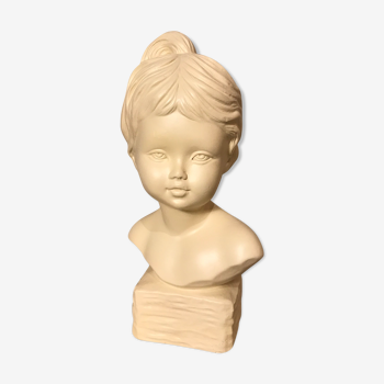 Bust sculpture child child plaster