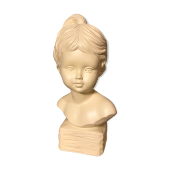 Bust sculpture child child plaster