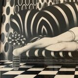 Pop drawing in ink