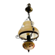 Patterned porcelain chandelier