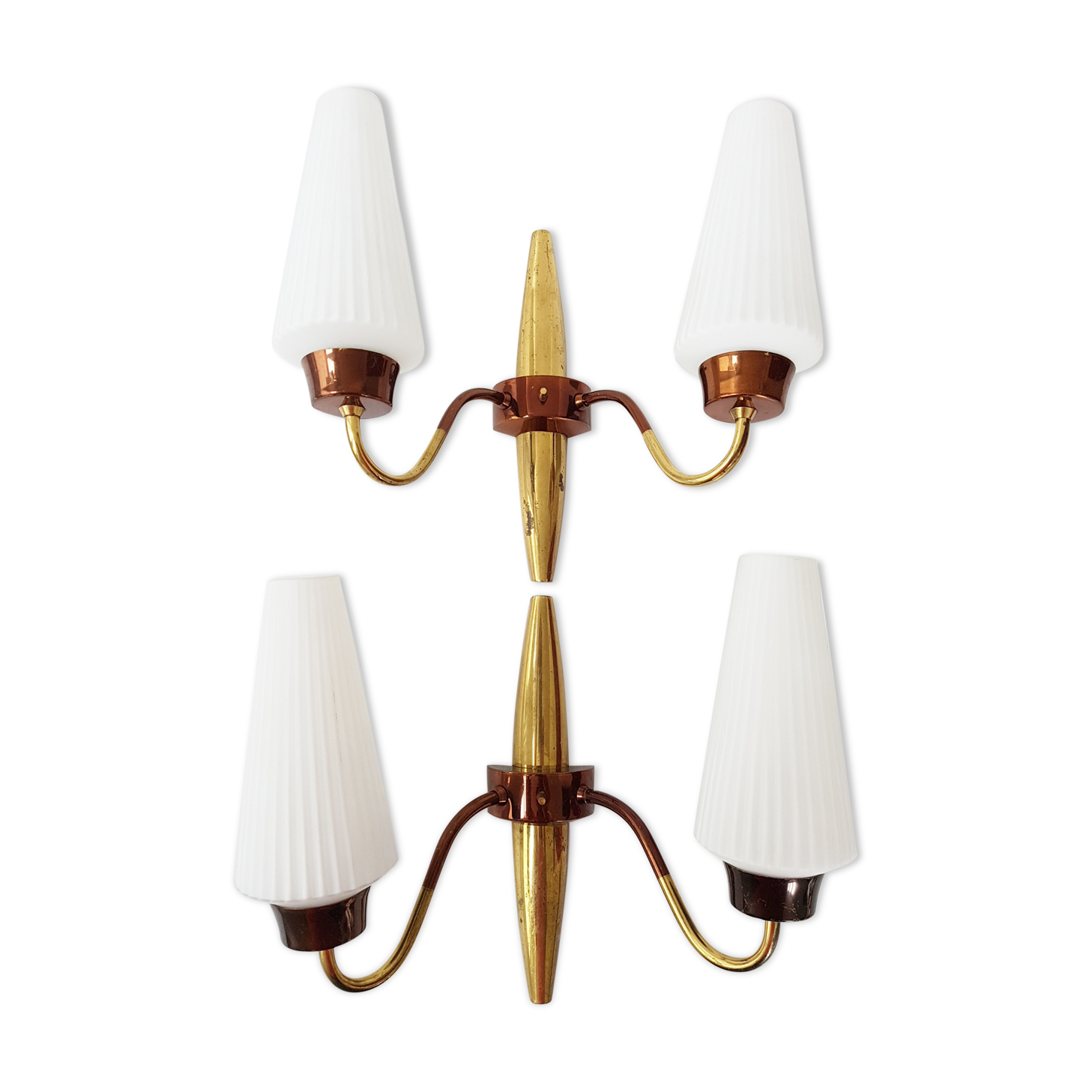 Pair of wall ligths vintage 1950