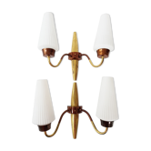 Pair of wall ligths vintage 1950