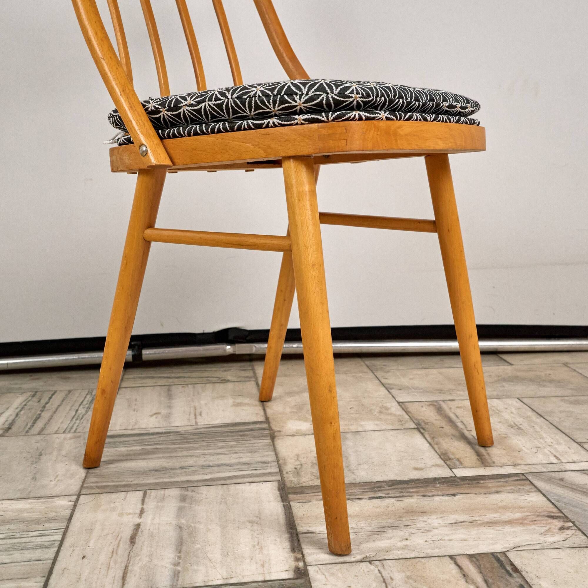 Set of 2 H-214 Dining Chairs by Jindřich Halabala, 1930s, Czechoslovakia