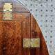 Vintage butler tray nautical side table mahogany