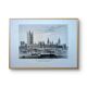Londres, le parlement, illustration imprimée en 1879.