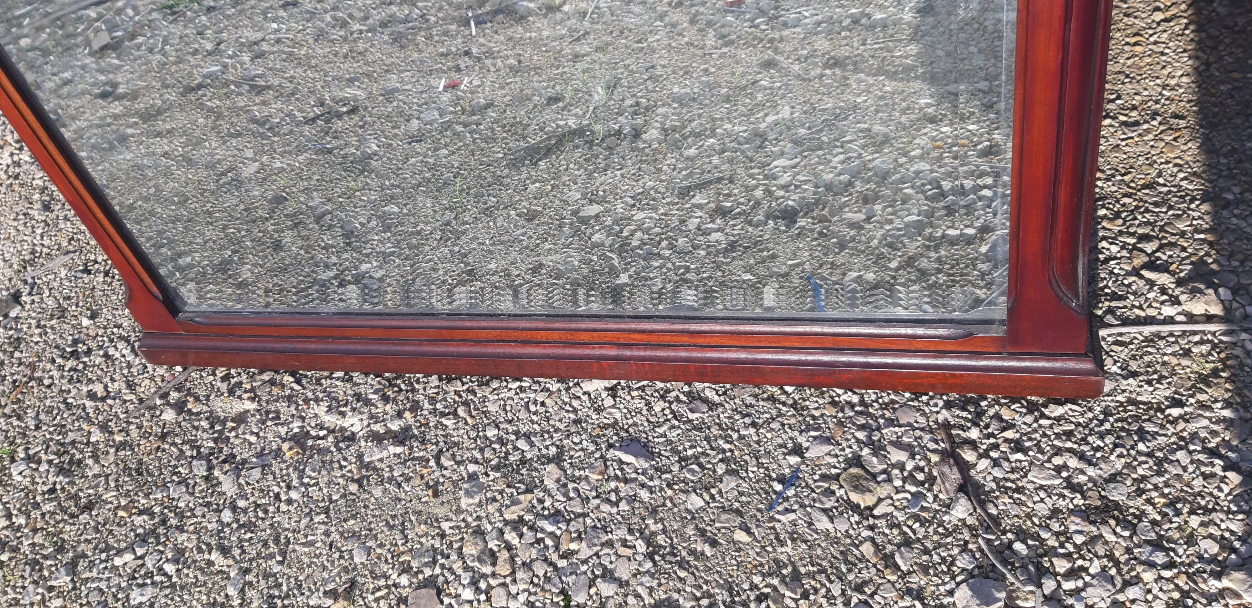 Mirror 1900 mahogany and bile 87x170cm