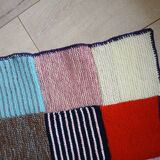 Wool patchwork blanket
