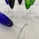 Set de 8 flutes à champagne vintage