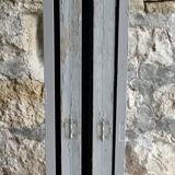 Vintage screen with 6 wooden vents