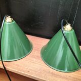 Enamelled sheet metal cone suspensions