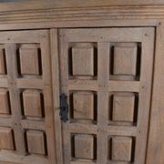 Cabinet vintage en chêne blanchi