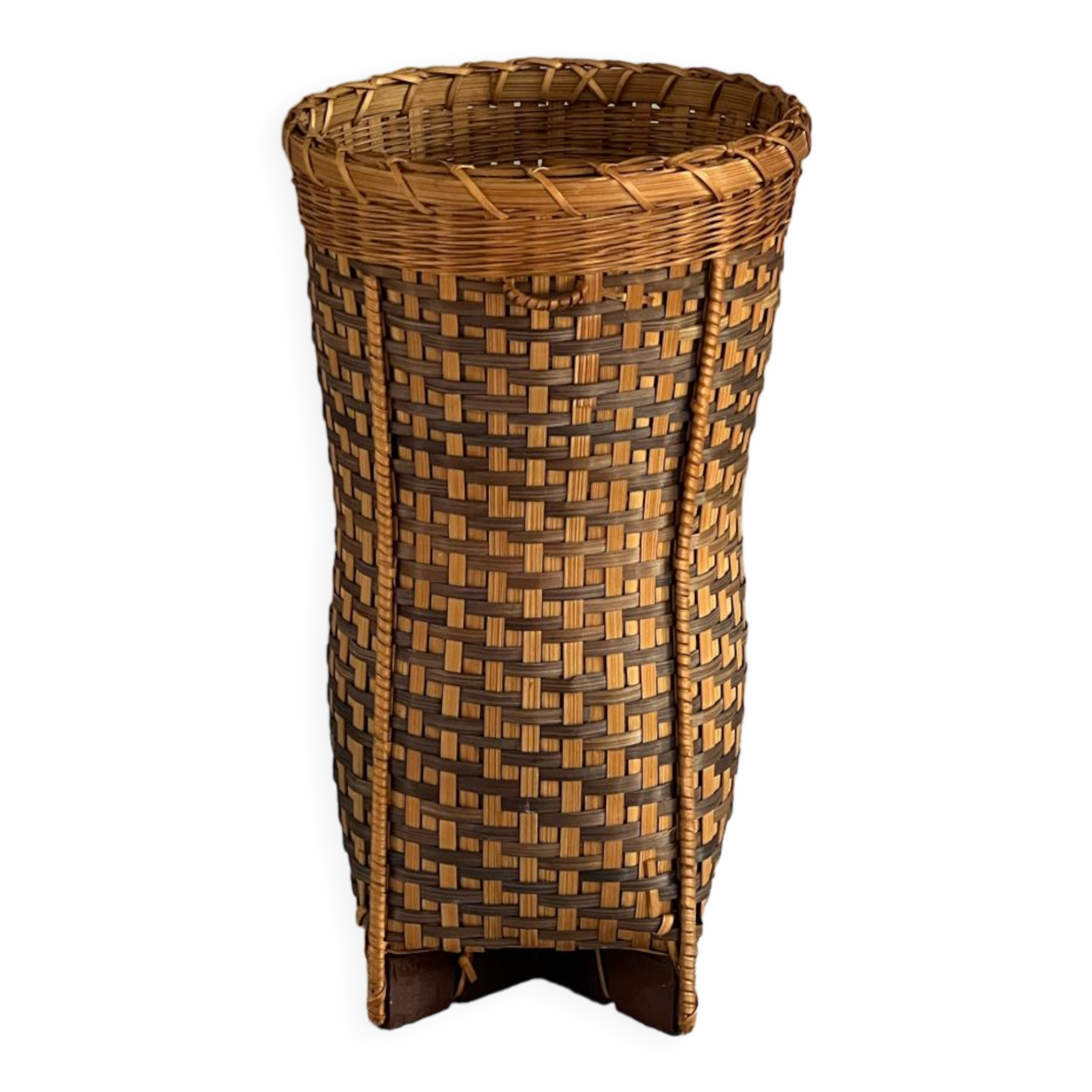 Bamboo vase for dried flowers