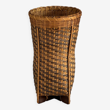 Vase en bambou pour fleurs séchées