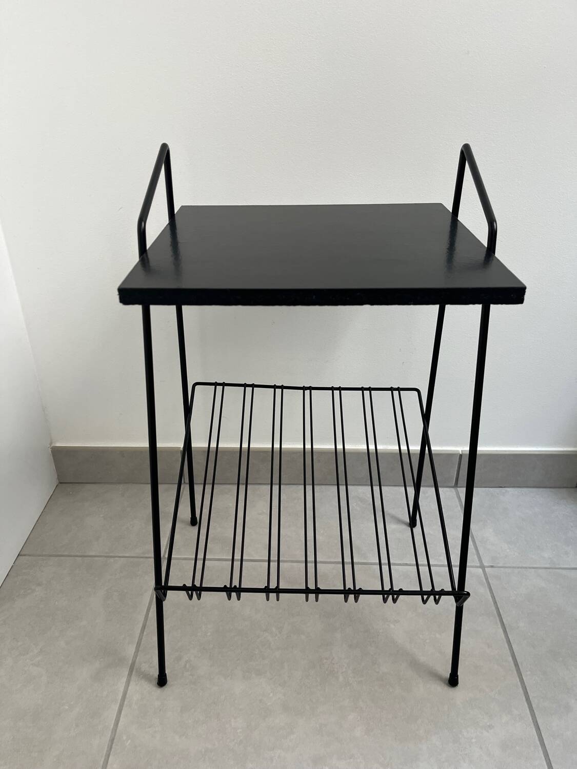 Side table / magazine rack from the 1960s