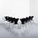 Set of 8 chairs model 3107 by Arne Jacobsen, circa 1974.