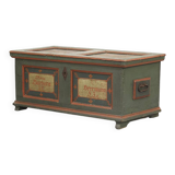 Antique Folk Art Painted bridal chest 1853