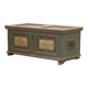 Antique Folk Art Painted bridal chest 1853