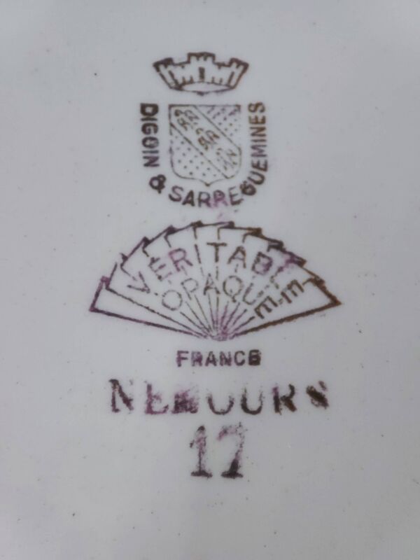 Service 24 pièces Digoin & Sarreguemines Modèle ''Nemours'' Vintage