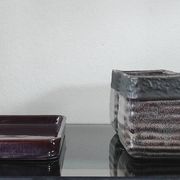 Vintage Set in Glazed Ceramic – 4 Bowls & Tray – Style