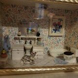 Vintage miniature bathroom