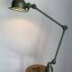 Vintage 1960s Jielde 2-arm green industrial lamp - 100 cm