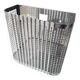Corbeille murale industrielle en inox