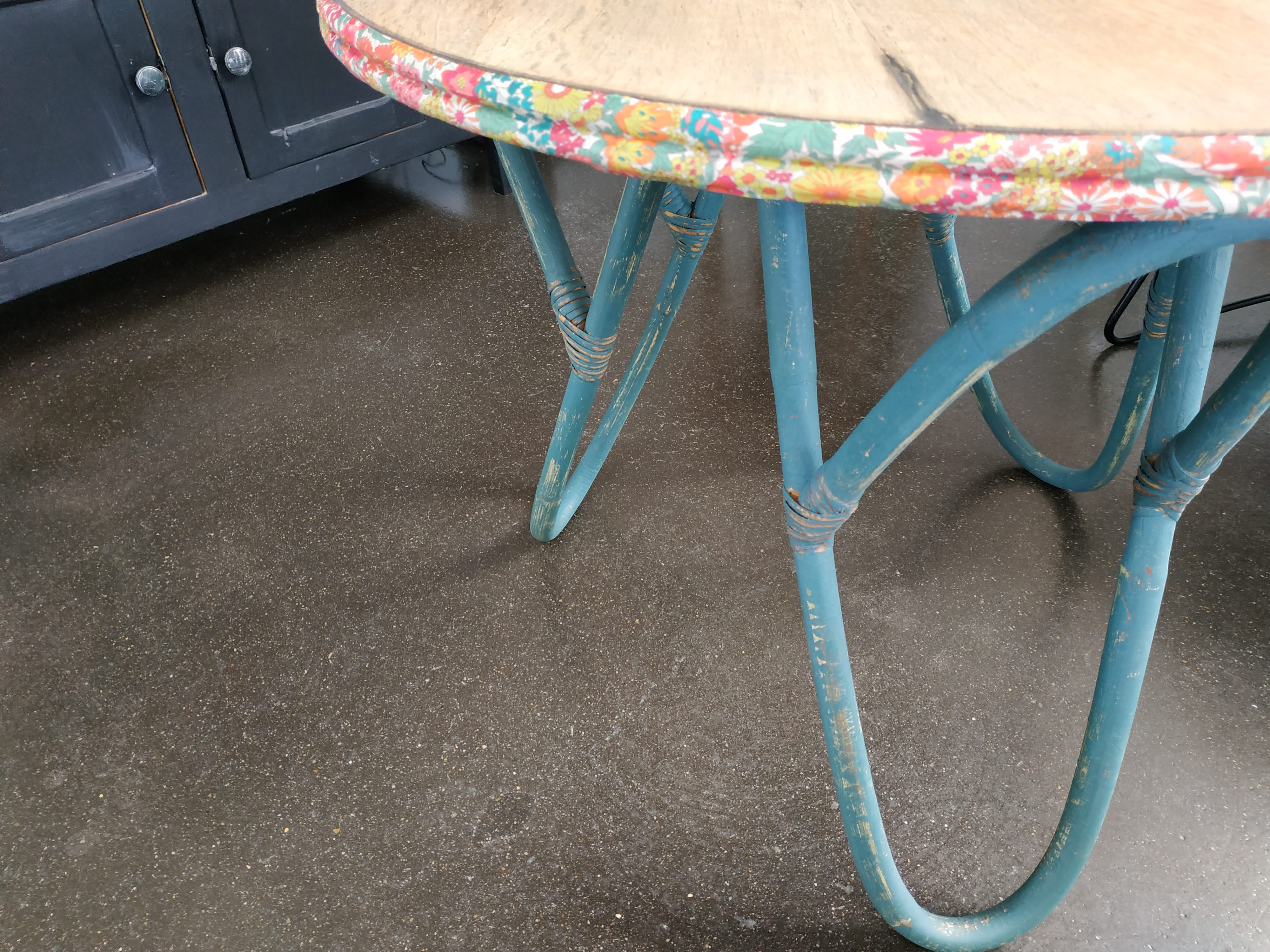 Vintage bamboo table