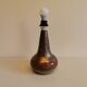 Swedish ceramic table lamp in metal glaze, from Tilgmans, estimated 1960s.
