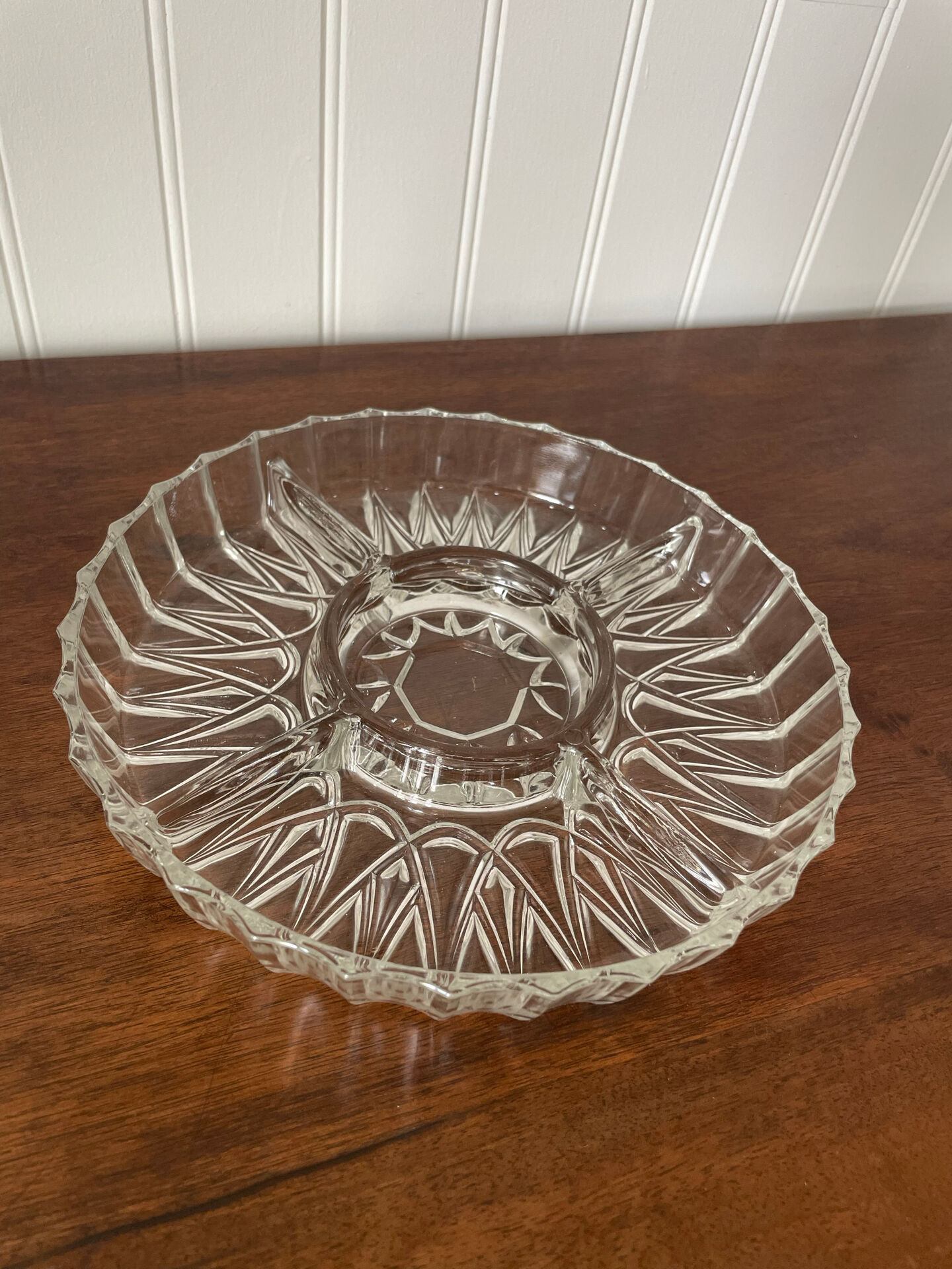 Glass dish made in France
