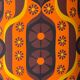 Sherazade H87 D35 d25 lampshade - conical in vintage fabric