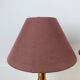 Pair of vintage turned wood lamps