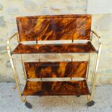 Folding serving tortoiseshell pattern