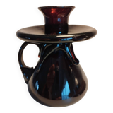 Biot bubble glass candle holder