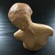Bust woman terracotta
