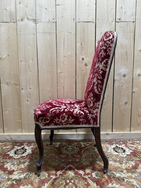 Suite de 6 chaises époque Napoléon III en acajou