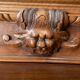 Antique tiered desk in solid oak