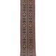 Vintage Turkish hallway rug 63x633 cm