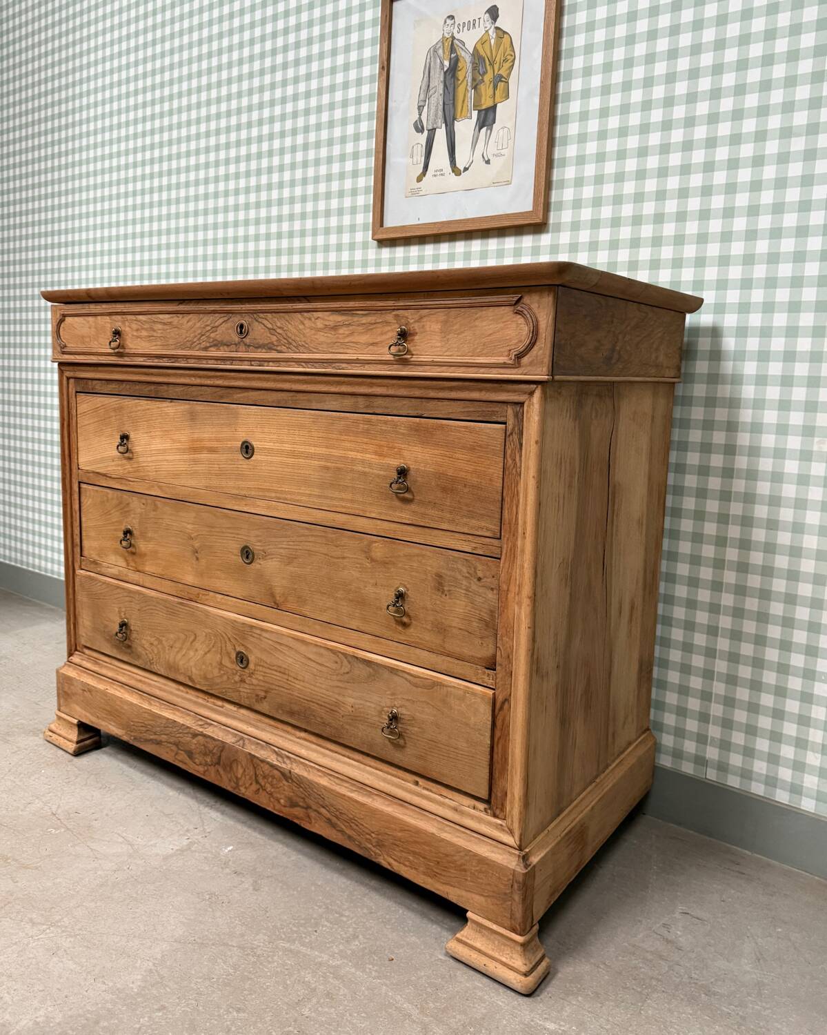 Renovated Louis-Philippe chest of drawers