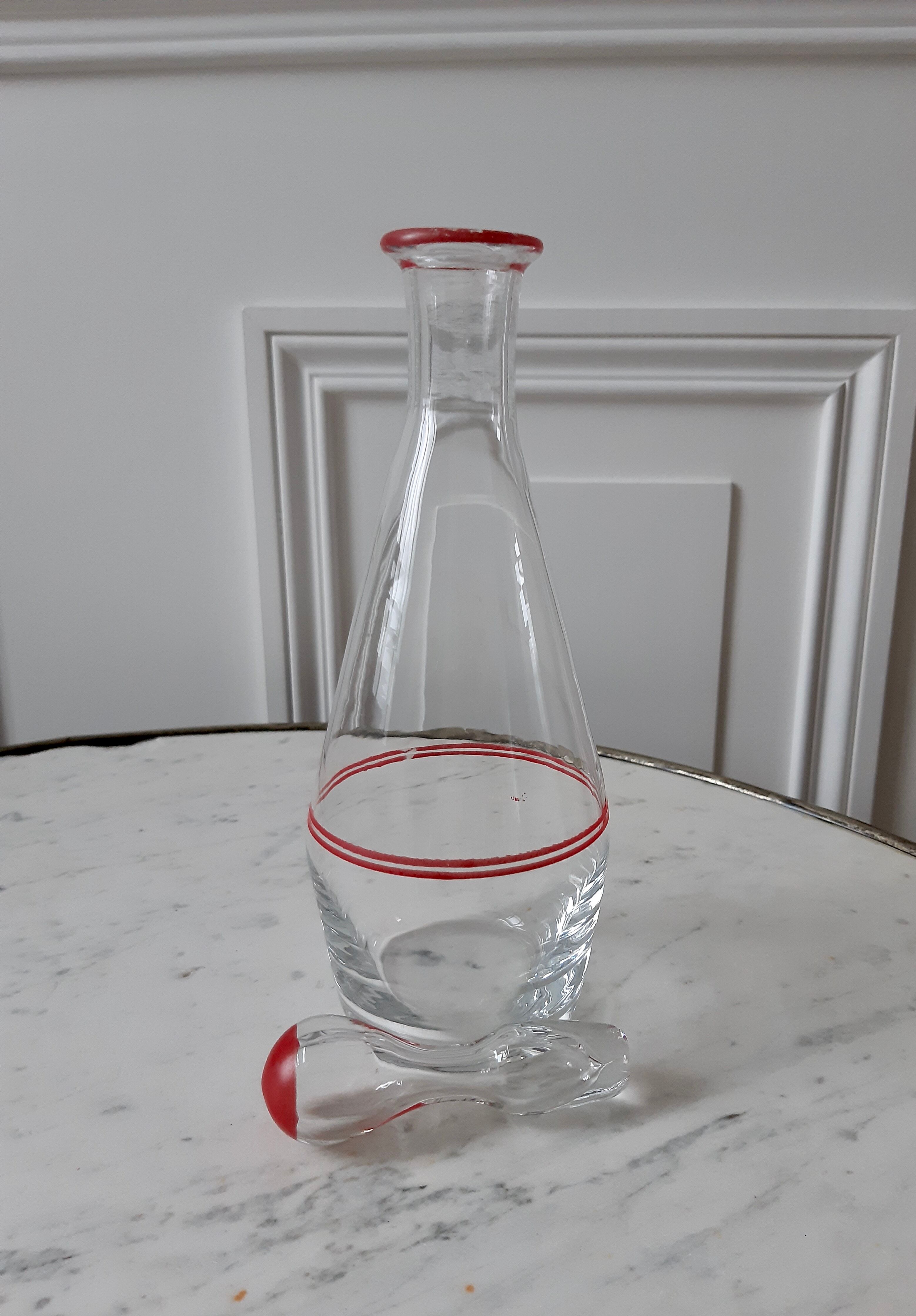 Red vintage carafe