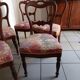 Set of 5 19th century cacahogany chairs