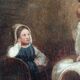 Ancient 19th century painting