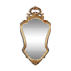 Miroir de style baroque du XXe siècle en bois sculpté et doré, Belgique