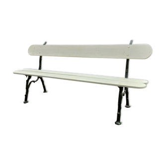 Banc de jardin pieds en fonte ancien