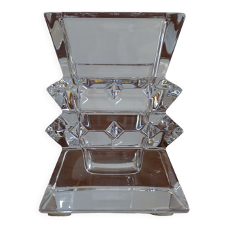 Baccarat crystal vase model Columbine signed